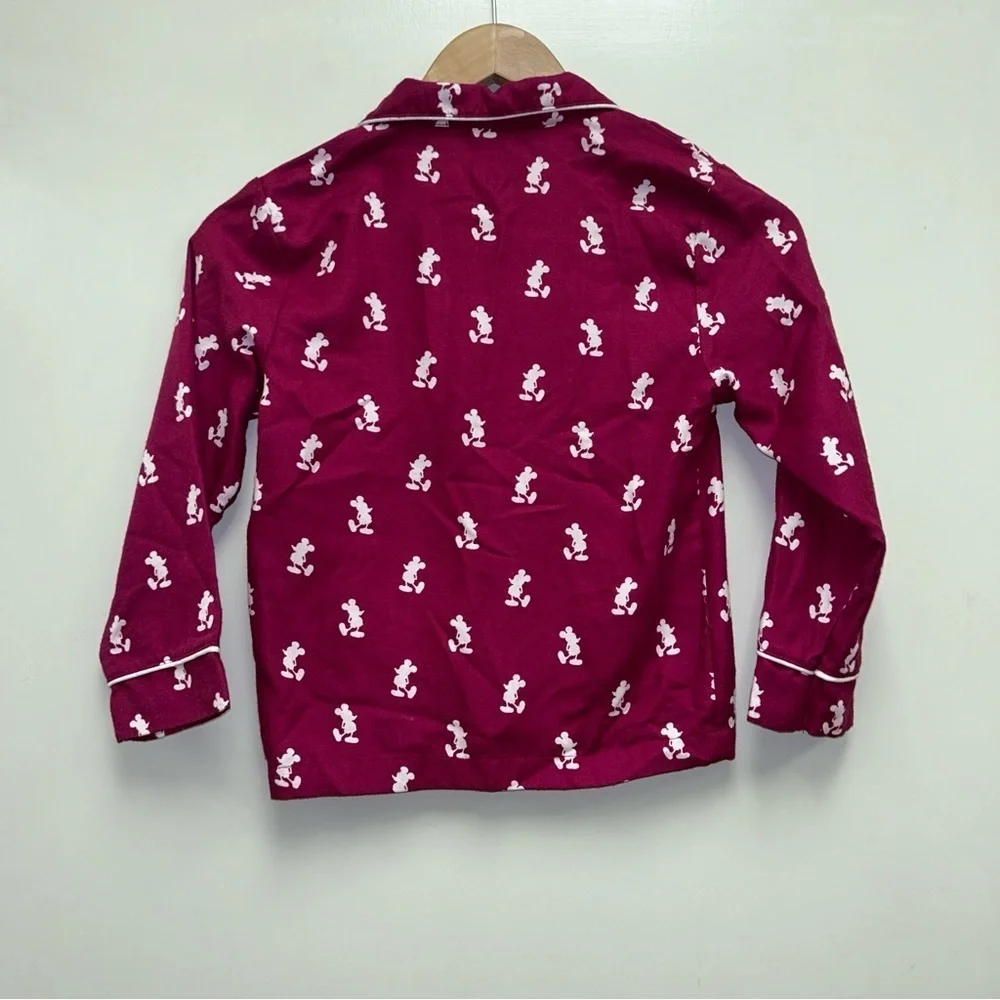 Disney Red Shirt with White Mickey Mouse Design size 5/6